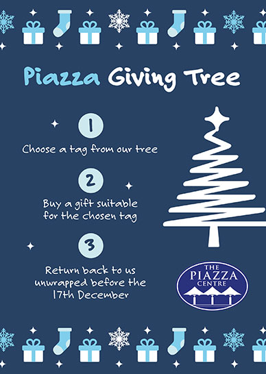 Piazza Centre Christmas Gifting Tree