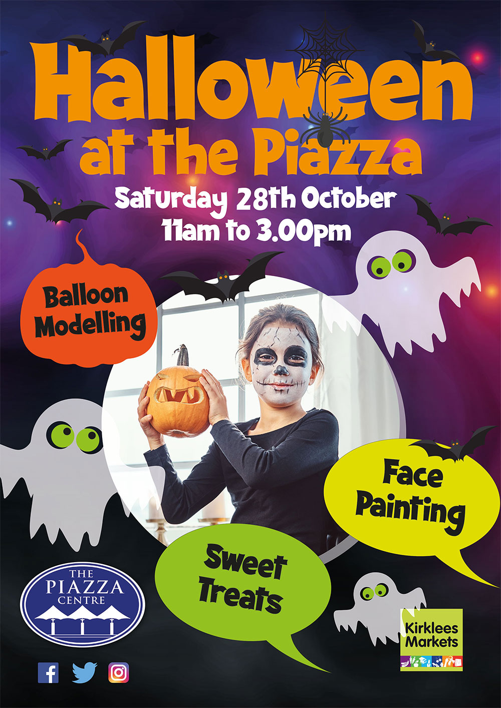 Halloween at the Piazza Shopping Centre, Huddersfield